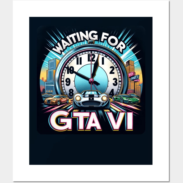 GTA VI Hype Arrival Countdown Wall Art by Doming_Designs